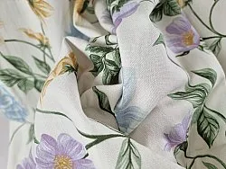 Curtains - Cotton curtain Dahlia (blue)