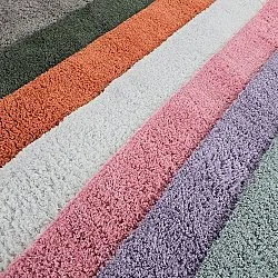 Shaggy rugs - Combarro Solid Cotton Shaggy (light purple)