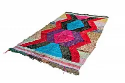 Moroccan Berber rug Boucherouite 125 x 235 cm