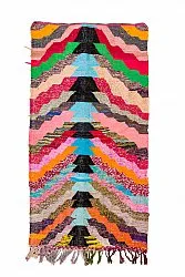 Moroccan Berber rug Boucherouite 125 x 250 cm