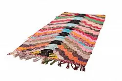 Moroccan Berber rug Boucherouite 125 x 250 cm