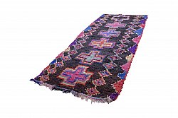 Moroccan Berber rug Boucherouite 305 x 125 cm