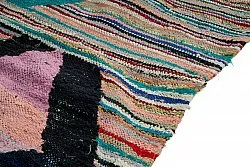 Moroccan Berber rug Boucherouite 140 x 255 cm