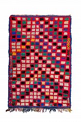 Moroccan Berber rug Boucherouite 255 x 175 cm