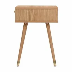 Bedside Table - Prime (oak/brass)