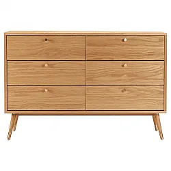Dresser - Prime - 6 lådor (oak)