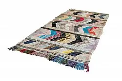 Moroccan Berber rug Boucherouite 155 x 305 cm