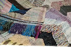 Moroccan Berber rug Boucherouite 155 x 305 cm
