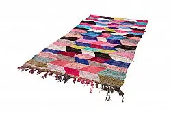Moroccan Berber rug Boucherouite 150 x 305 cm