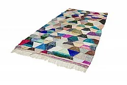 Moroccan Berber rug Boucherouite 150 x 305 cm