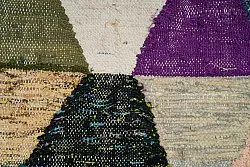 Moroccan Berber rug Boucherouite 150 x 305 cm