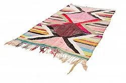 Moroccan Berber rug Boucherouite 135 x 245 cm