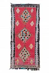 Moroccan Berber rug Boucherouite 325 x 145 cm