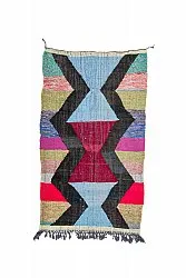 Moroccan Berber rug Boucherouite 135 x 240 cm