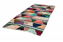 Moroccan Berber rug Boucherouite 135 x 270 cm