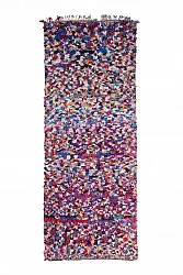 Moroccan Berber rug Boucherouite 370 x 145 cm