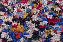 Moroccan Berber rug Boucherouite 370 x 145 cm