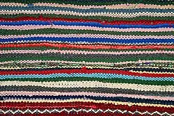 Moroccan Berber rug Boucherouite 150 x 340 cm