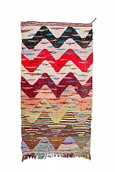 Moroccan Berber rug Boucherouite 160 x 295 cm