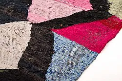 Moroccan Berber rug Boucherouite 150 x 305 cm
