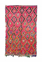 Moroccan Berber rug Boucherouite 195 x 155 cm