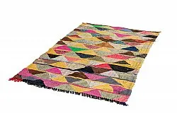 Moroccan Berber rug Boucherouite 140 x 230 cm