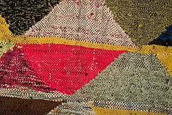 Moroccan Berber rug Boucherouite 140 x 230 cm
