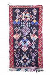 Moroccan Berber rug Boucherouite 290 x 150 cm