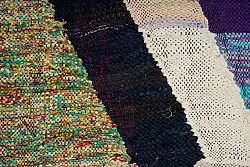Moroccan Berber rug Boucherouite 135 x 255 cm
