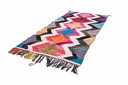 Moroccan Berber rug Boucherouite 120 x 265 cm