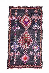 Moroccan Berber rug Boucherouite 265 x 165 cm