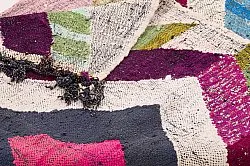 Moroccan Berber rug Boucherouite 130 x 240 cm