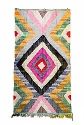 Moroccan Berber rug Boucherouite 155 x 285 cm