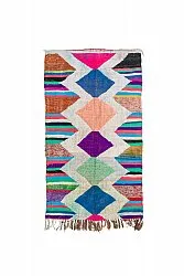 Moroccan Berber rug Boucherouite 130 x 230 cm