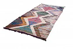 Moroccan Berber rug Boucherouite 145 x 310 cm