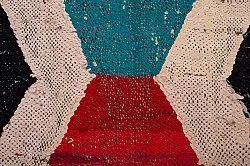 Moroccan Berber rug Boucherouite 145 x 265 cm