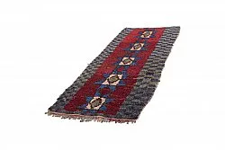 Moroccan Berber rug Boucherouite 230 x 85 cm