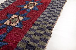 Moroccan Berber rug Boucherouite 230 x 85 cm