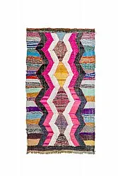 Moroccan Berber rug Boucherouite 150 x 255 cm