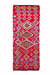 Moroccan Berber rug Boucherouite 320 x 130 cm