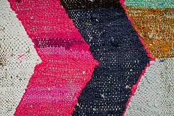 Moroccan Berber rug Boucherouite 150 x 255 cm