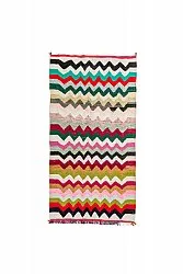 Moroccan Berber rug Boucherouite 120 x 235 cm