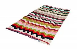 Moroccan Berber rug Boucherouite 120 x 235 cm