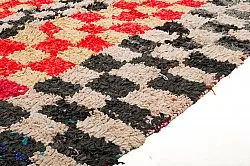 Moroccan Berber rug Boucherouite 360 x 125 cm