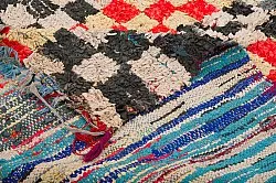 Moroccan Berber rug Boucherouite 360 x 125 cm