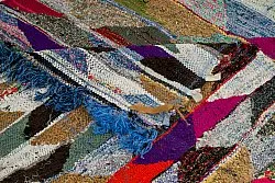 Moroccan Berber rug Boucherouite 150 x 255 cm