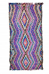 Moroccan Berber rug Boucherouite 305 x 155 cm