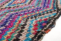 Moroccan Berber rug Boucherouite 305 x 155 cm
