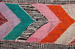 Moroccan Berber rug Boucherouite 150 x 275 cm
