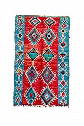 Moroccan Berber rug Boucherouite 200 x 125 cm